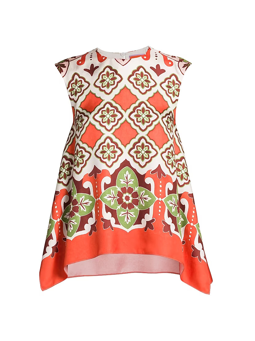 San Carlo Silk Top | Saks Fifth Avenue