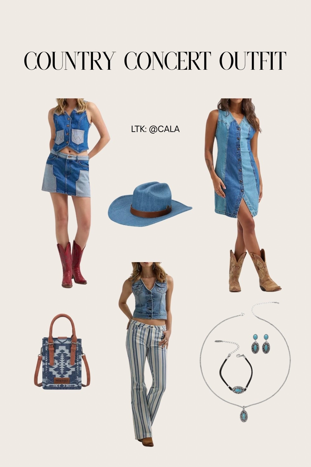 Country concert outfit
Favorites from the @Wrangler 40% off sale!!!! 

Use code SAVEBIG at checkout :) 

Denim dress + denim skirt + denim shirt + denim vest + denim everything 💙

Country concert outfit + date night outfit 🎶🎫🤠

#LTKSaleAlert #LTKSeasonal #LTKootd