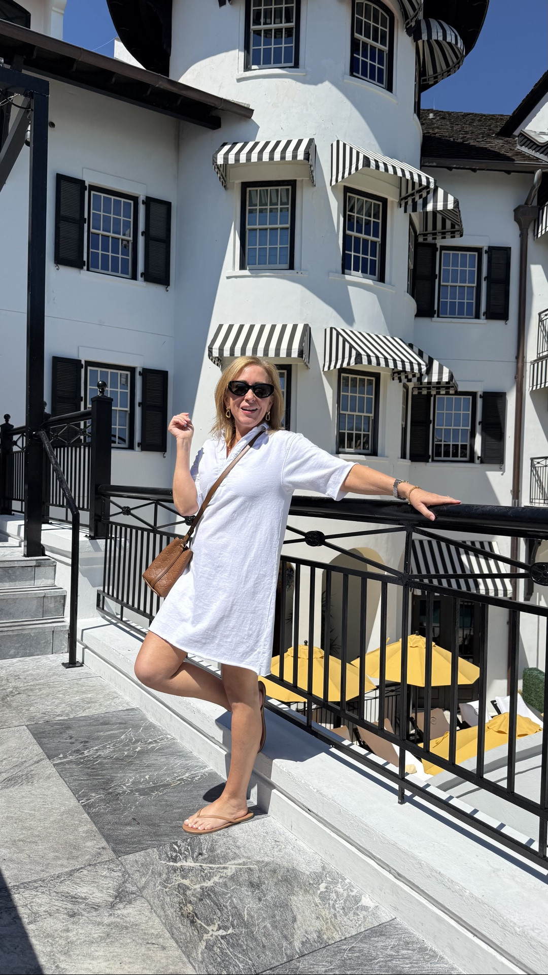 We can just call this my 2026 travel dress✈️. A 100% cotton, lightweight dress that doesn’t hug or cling is what works for me! 

Cost per wear = worth it😉.

#LTKootd #LTKOver40 #LTKPetite