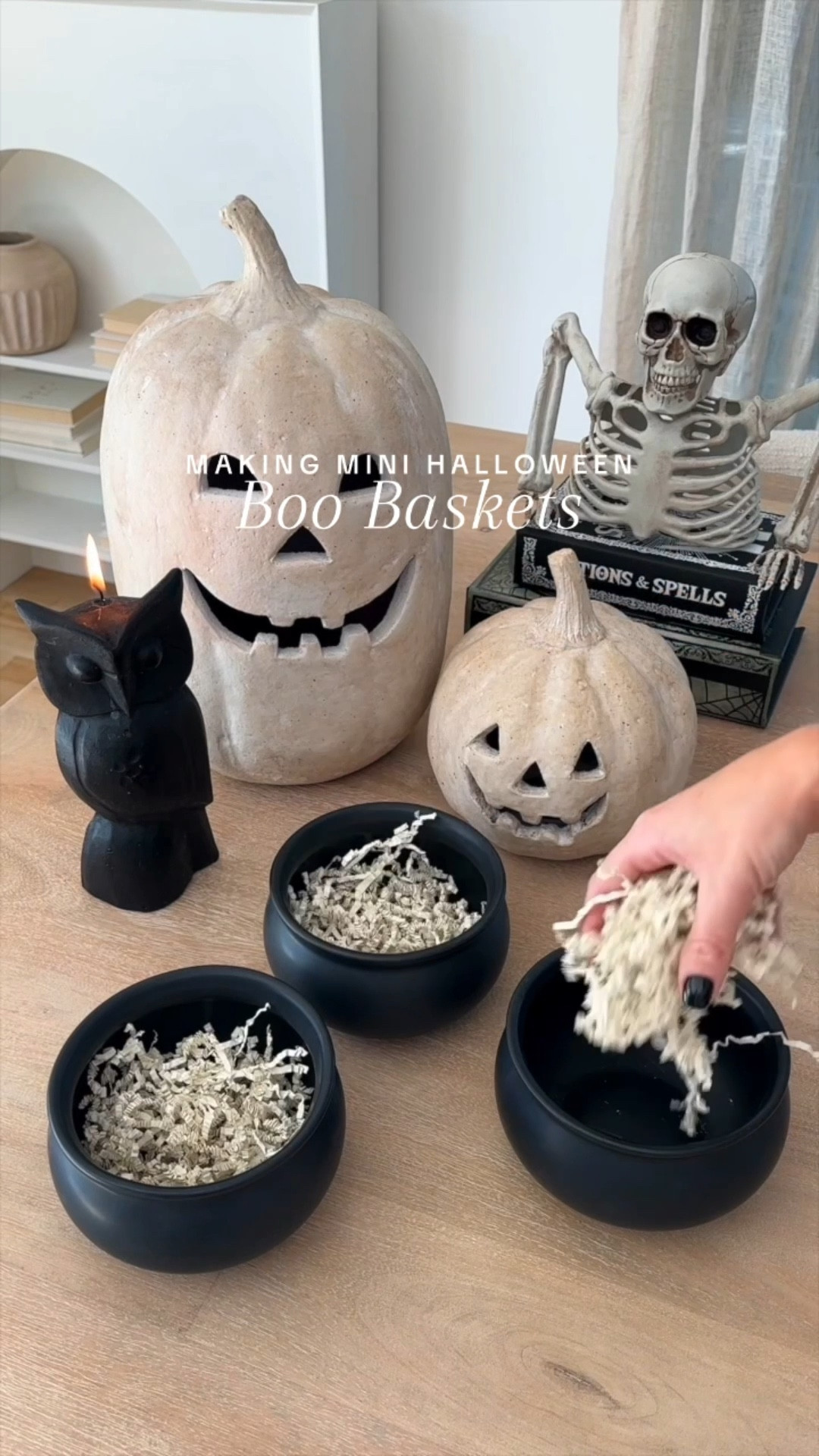 let’s make mini boo baskets 🦇

#LTKSeasonal #LTKHalloween