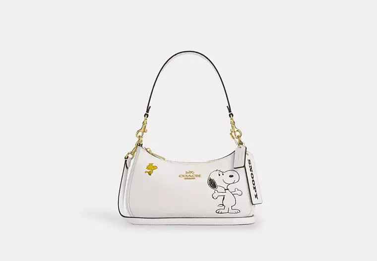 Coach X Peanuts Teri Shoulder Bag With Snoopy | Coach Outlet US