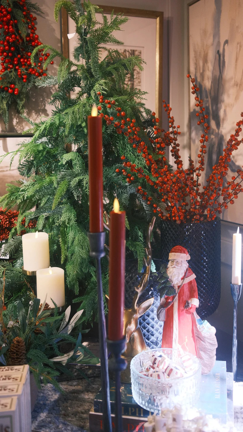 Burgundy Taper Candles - Set of Two | Gatehouse No.1