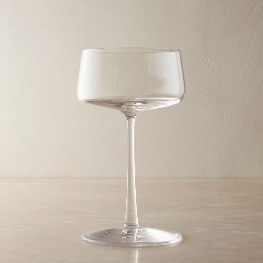 Horizon Lead-Free Crystal Champagne Coupe Sets | West Elm (US)