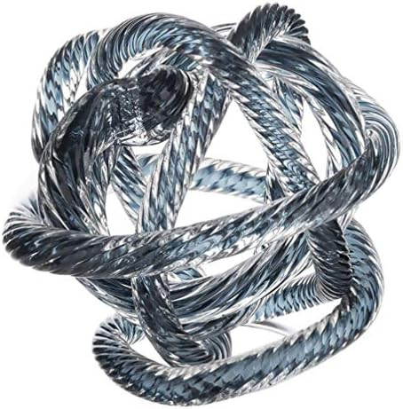 Wakauto Glass Knot Sculpture, 1pc Art Glass Sculpture Abstract Wine Cabinet Desk Office Home Deco... | Amazon (US)