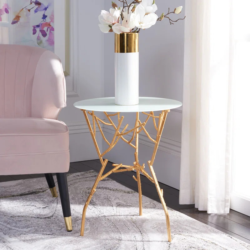 Oxendine Glass Top End Table | Wayfair North America