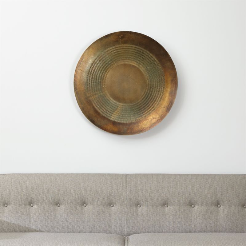 Disc Metal Wall Art + Reviews | Crate and Barrel | Crate & Barrel