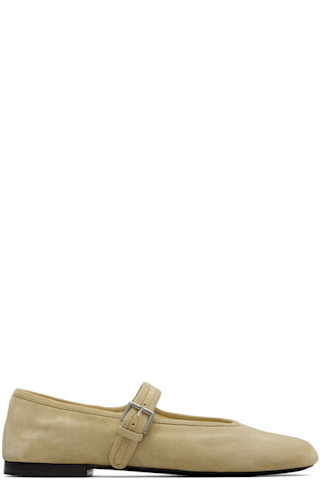 Tan Boheme MJ Ballerina Flats | SSENSE