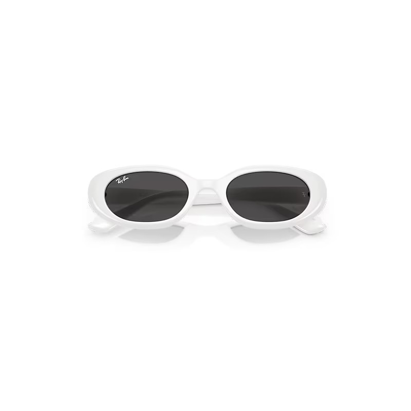 Ray-Ban Rb4441d Bio-based Sunglasses White Frame Grey Lenses 53-21 | Ray-Ban (US)