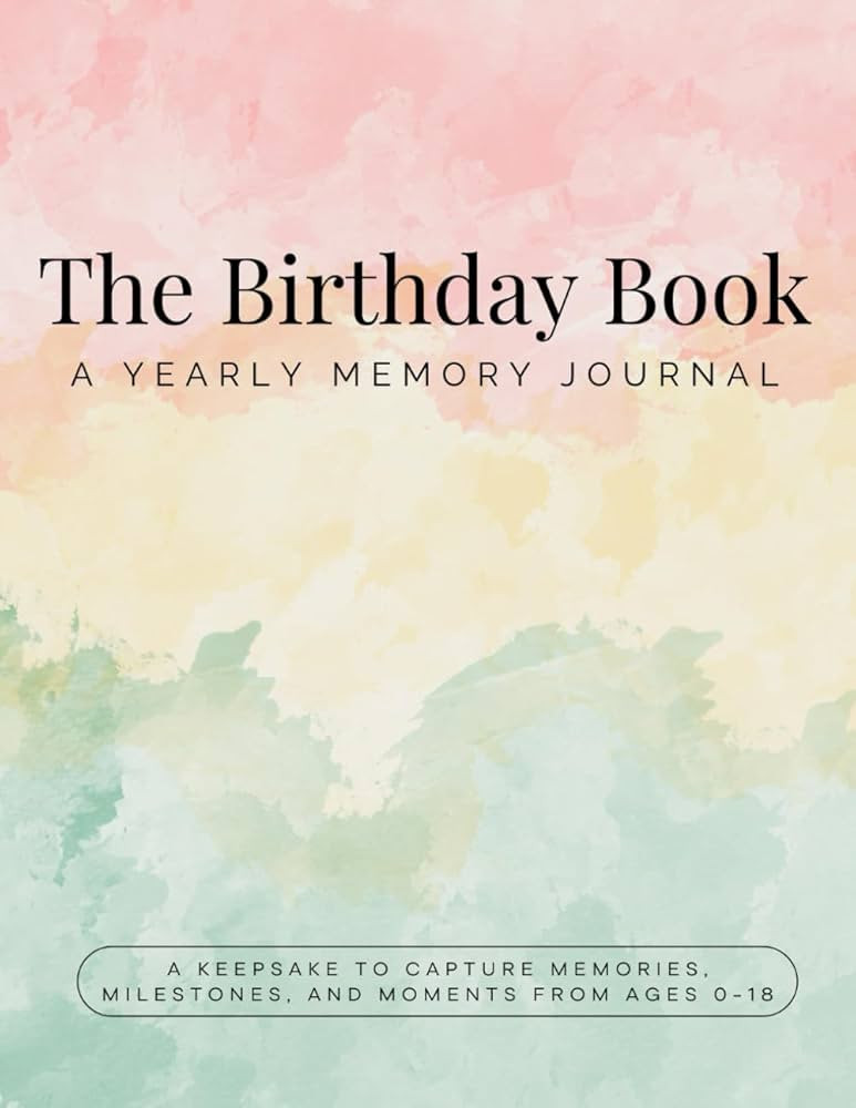 The Birthday Book: A yearly memory journal | Amazon (US)
