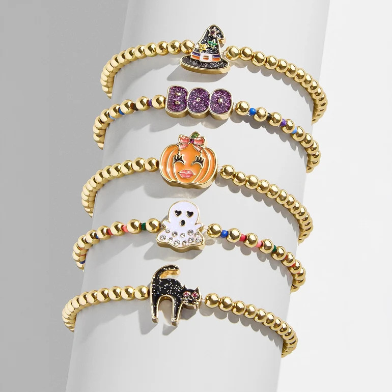 Trick-Or-Treat Kids' Pisa Bracelet Set - All Hallows' Hue | BaubleBar