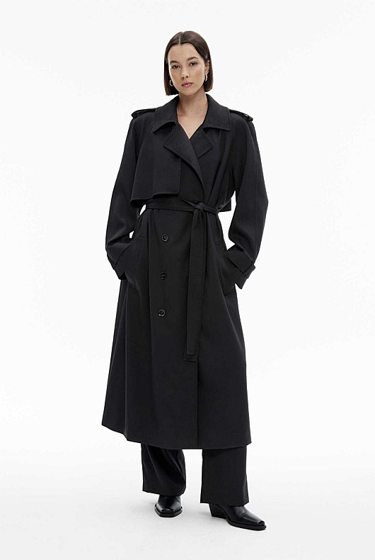 Draped Trench Coat | Witchery (AU)