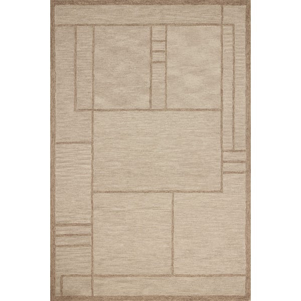Barrow BAR-04 Beige/Taupe Wool Hand-Tufted Area Rug | Rugs Direct