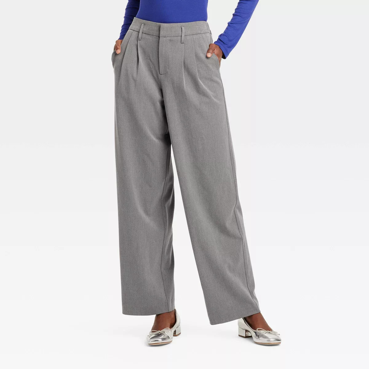 Women's High-Rise Straight Trousers - A New Day™ | Target