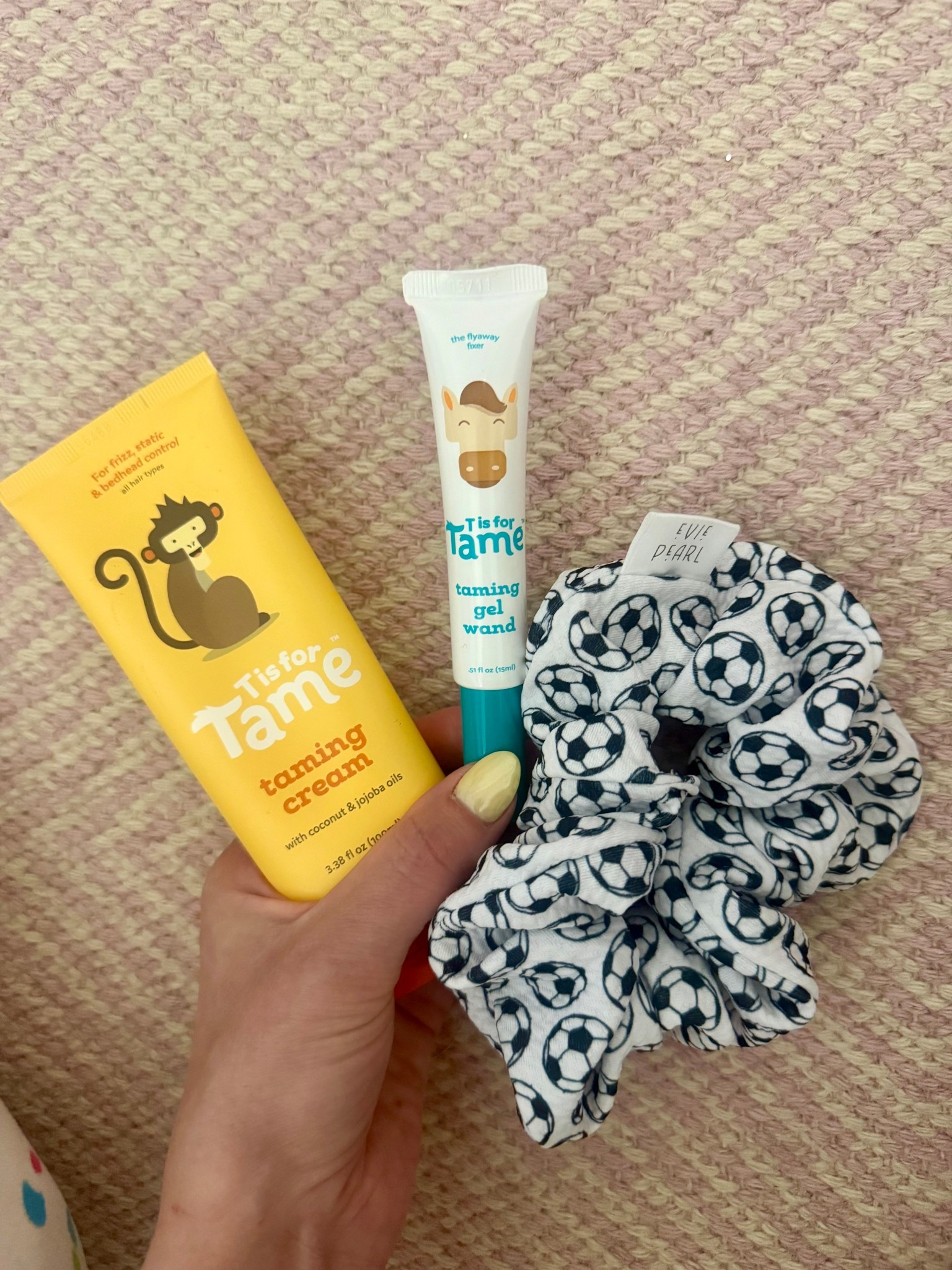Perfect soccer pony essentials - we love our t is for game taming cream and the gel wand is seriously a magic wand for flyaways 

Girl mom must have | soccer mom essentials | kids hair products | 

#LTKBeauty #LTKmomlife #LTKKids