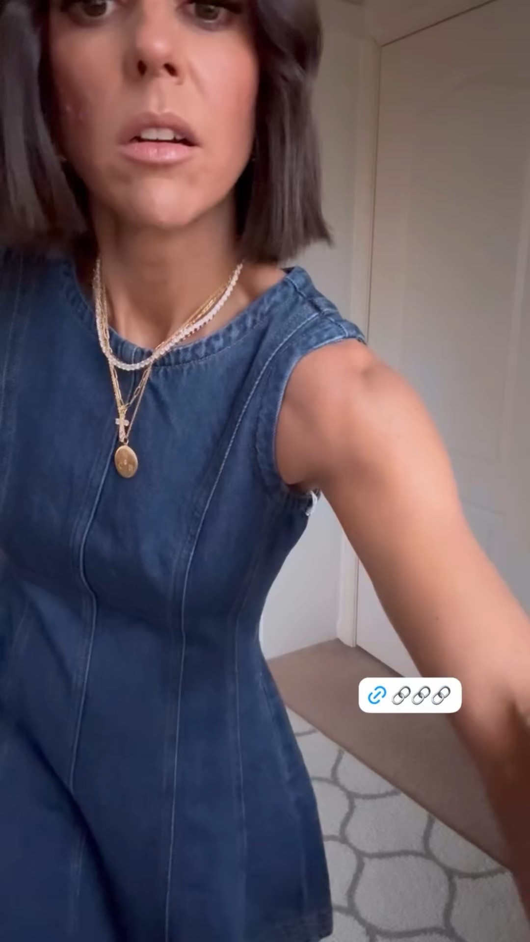 The cutest denim dress! Size xs 

#LTKootd #LTKgrwm #LTKmomlife