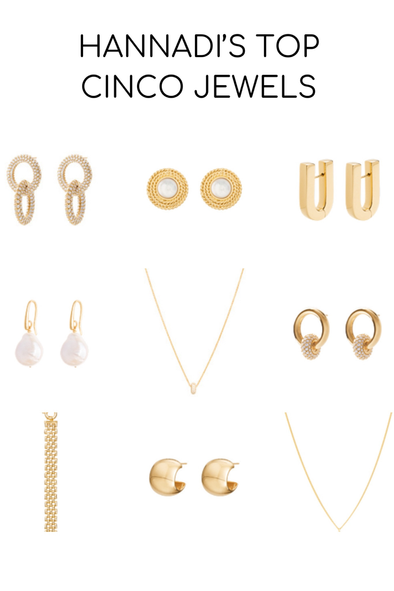 These are some of my favourite and must-have jewellery from Cinco. Find out them !!