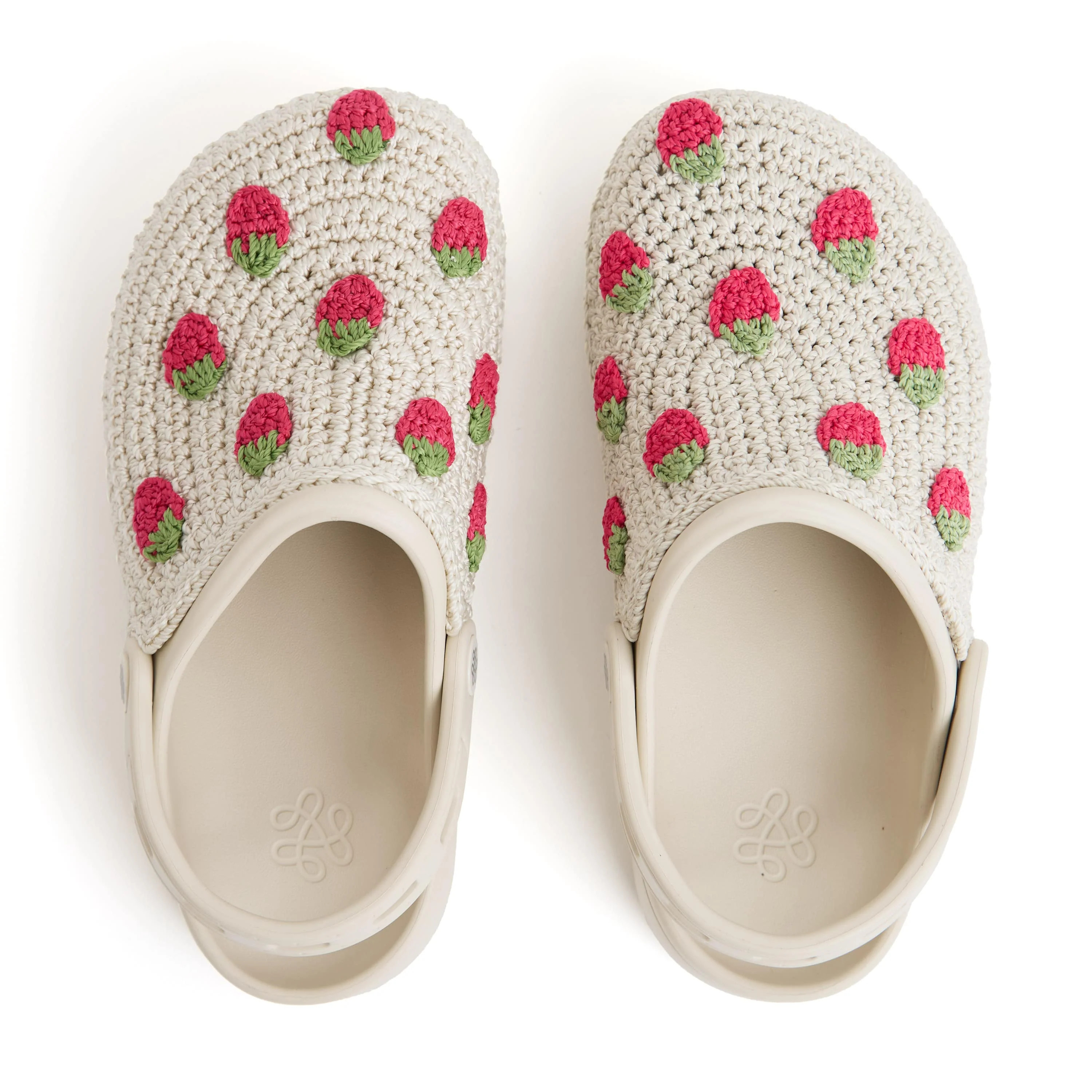Bolo EVA Clog in Natural Strawberries Crochet | The Sak