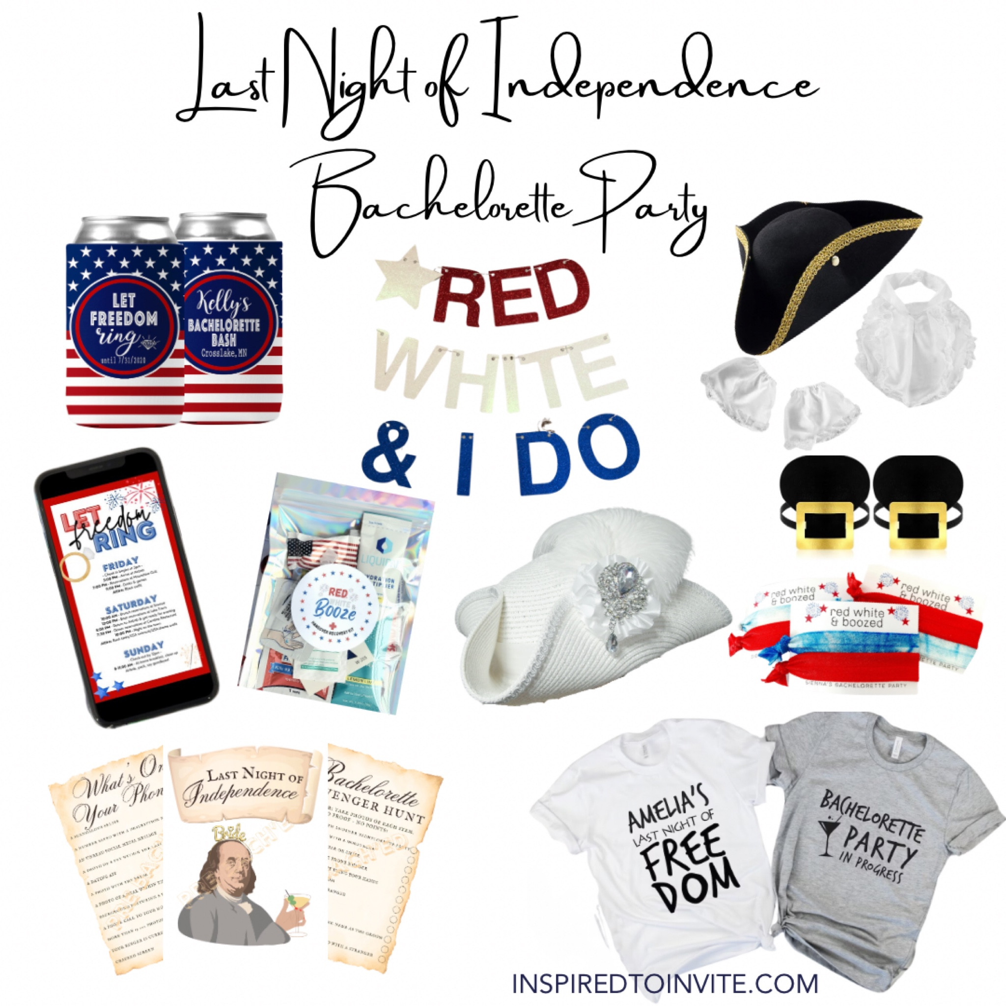 Last night of independence bachelorette party finds! #bachparty #bacheloretteparty #bachpartyideas #lastdayindependence #lastnightindependence 

#LTKParties