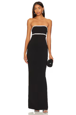 Lovers and Friends x Rachel Cosette Gown in Black from Revolve.com | Revolve Clothing (Global)