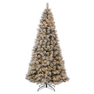 9ft. Pre-Lit Artificial Spruce Christmas Tree, Warm White LED Lights | Michaels Stores