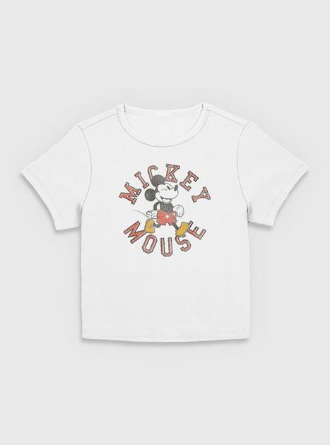 Disney Mickey Mouse Collegiate Mickey Women Baby T-Shirt | BoxLunch | BoxLunch