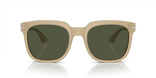 Persol PO3323S Sunglasses, Opal Beige/Green, 53 mm | Amazon (US)