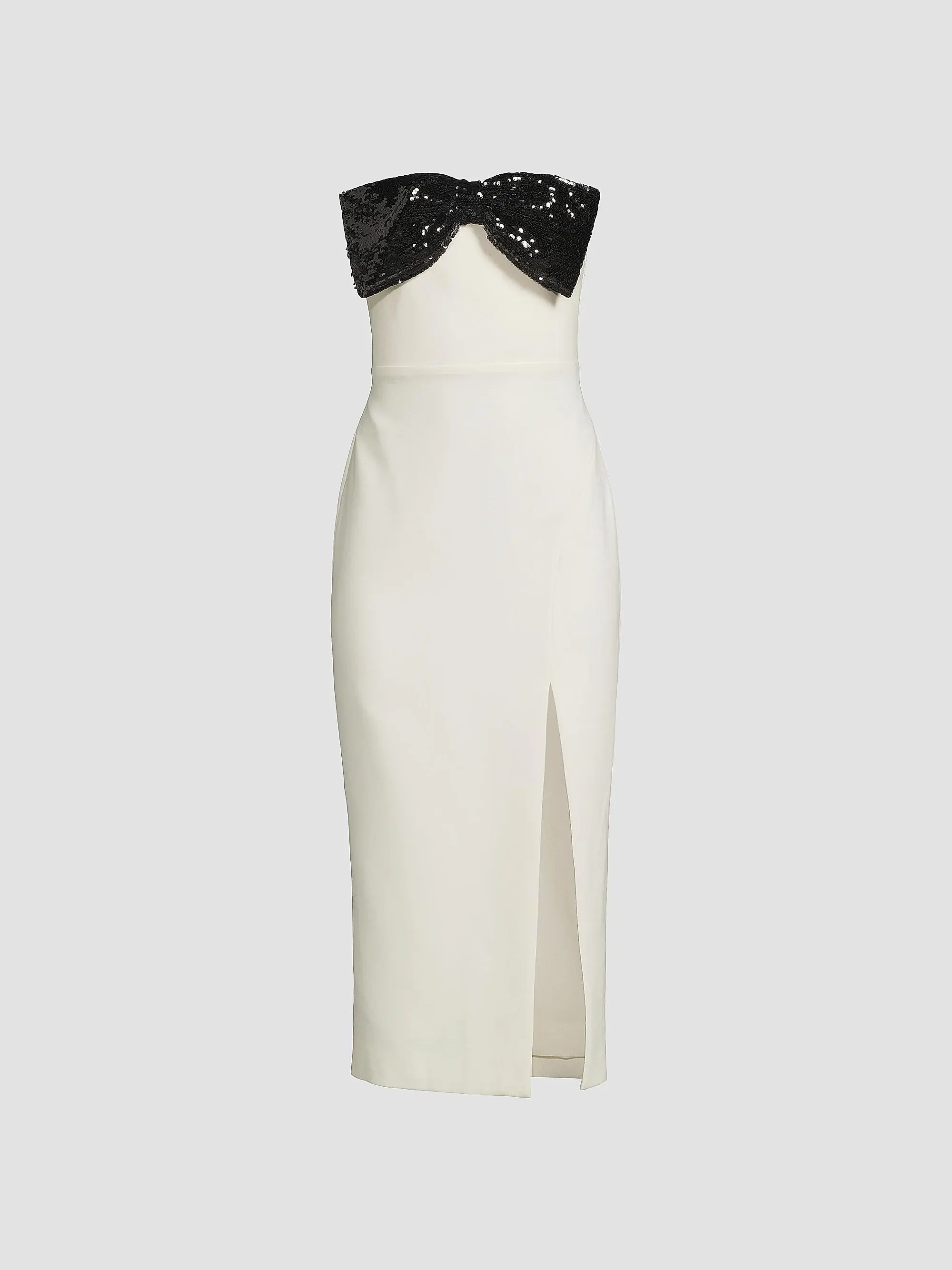 Sariah Sequined Bow Strapless Midi-Dress | Saks Fifth Avenue