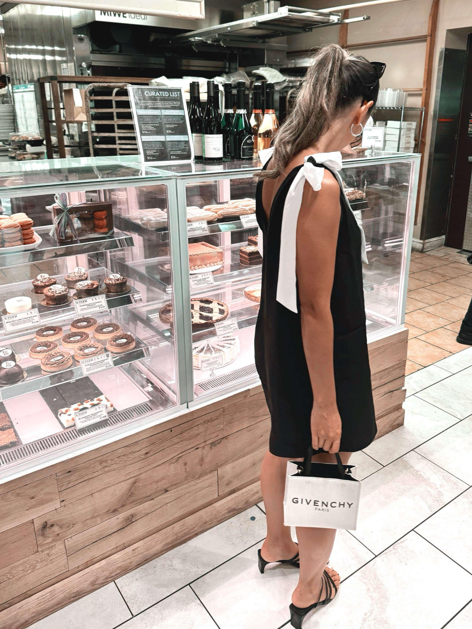 Cafe weekend outfit. Tie strap dress. Black and white.

#LTKFallSale 

#LTKStyleTip #LTKFindsUnder50