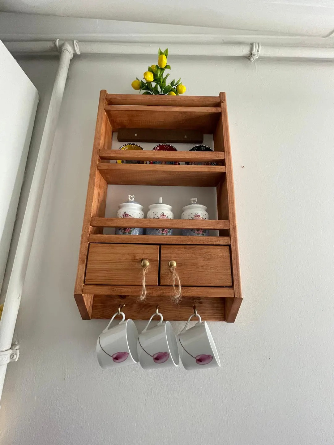 Home Living Storage Organization Shelving Wooden Shelves Rustic Wooden Shelves Wood Sheves Wooden... | Etsy (US)