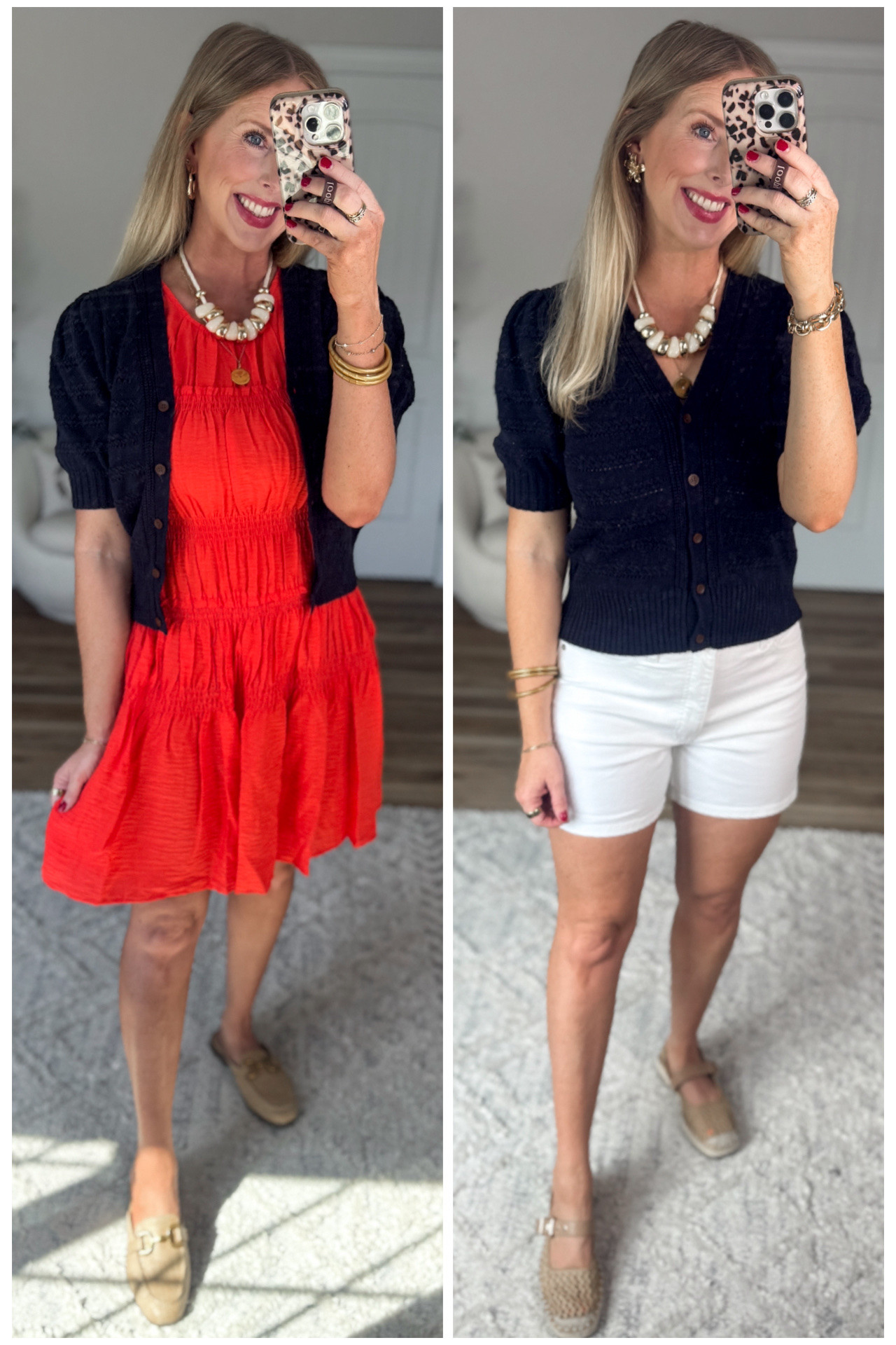 2 ways to style this puff sleeve cardigan from Walmart! 

#LTKootd #LTKgrwm