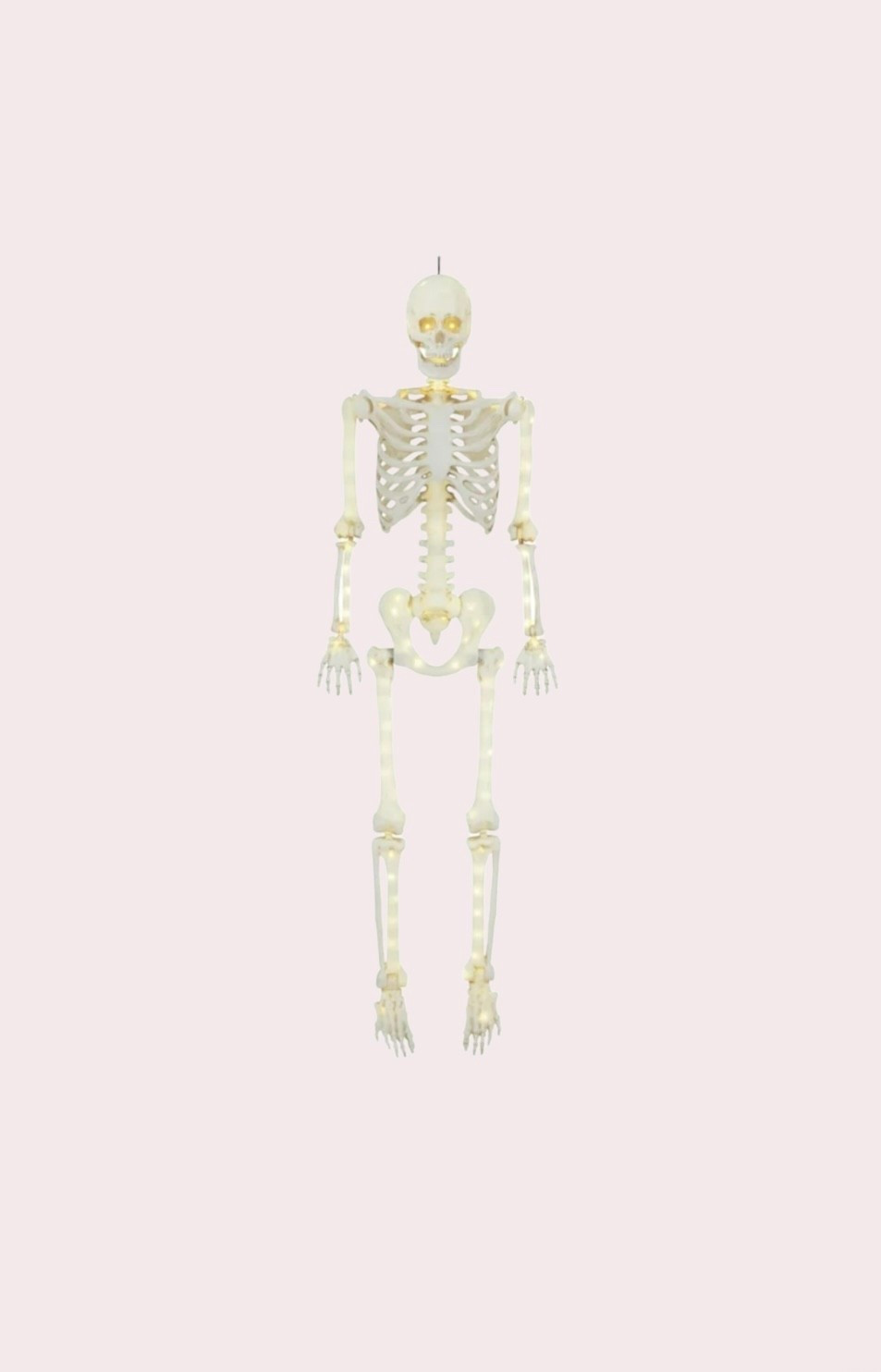 LED light up poseable skeleton 

Skeleton decor 

#LTKHome #LTKSeasonal