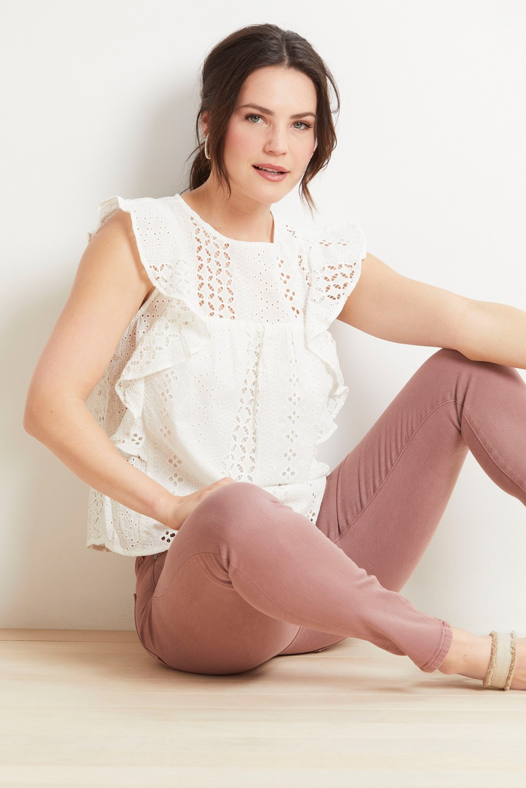 Sanctuary  Breezy Eyelet Shell | Evereve