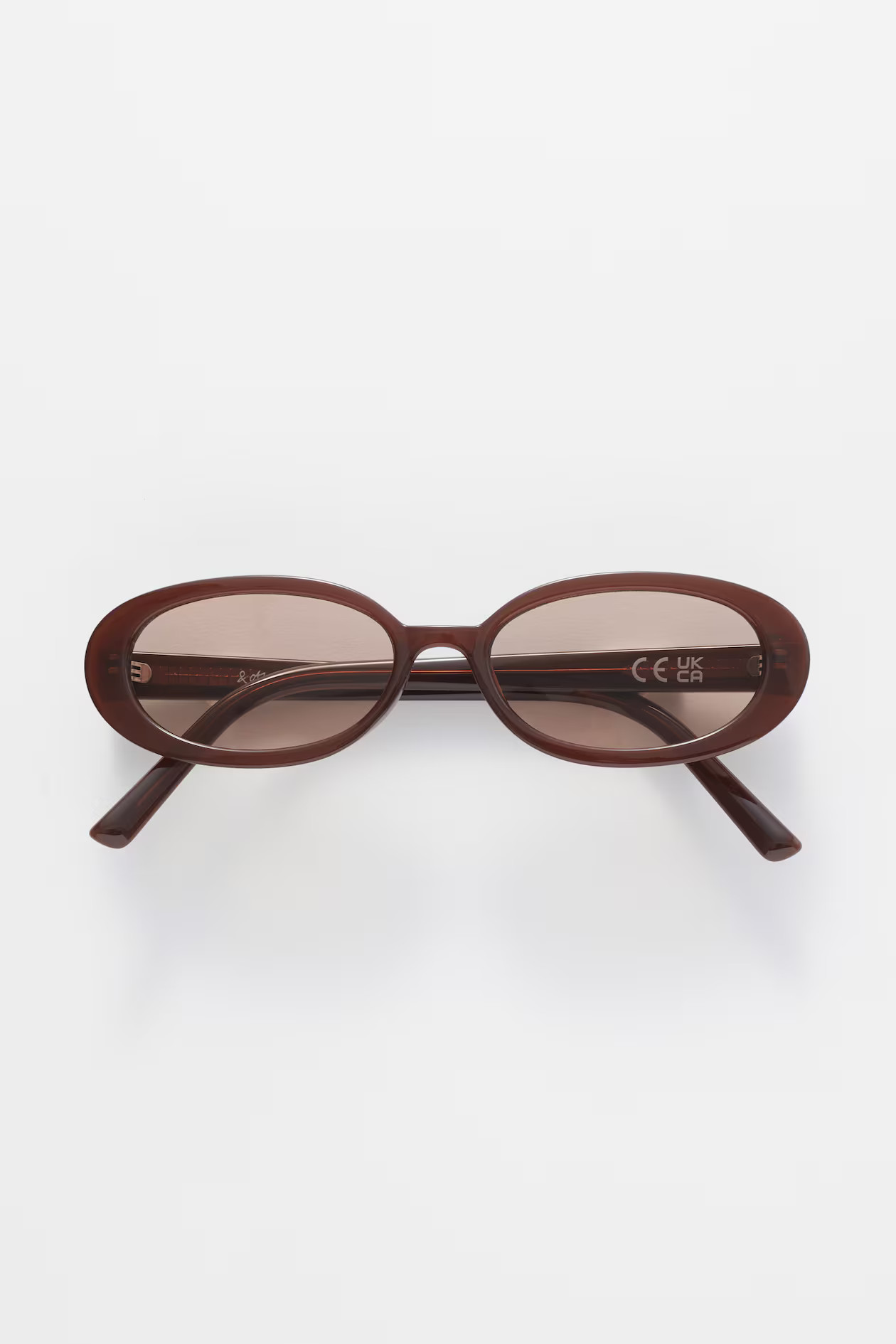 Slim Oval-Frame Sunglasses | H&M (UK, MY, IN, SG, PH, TW, HK)