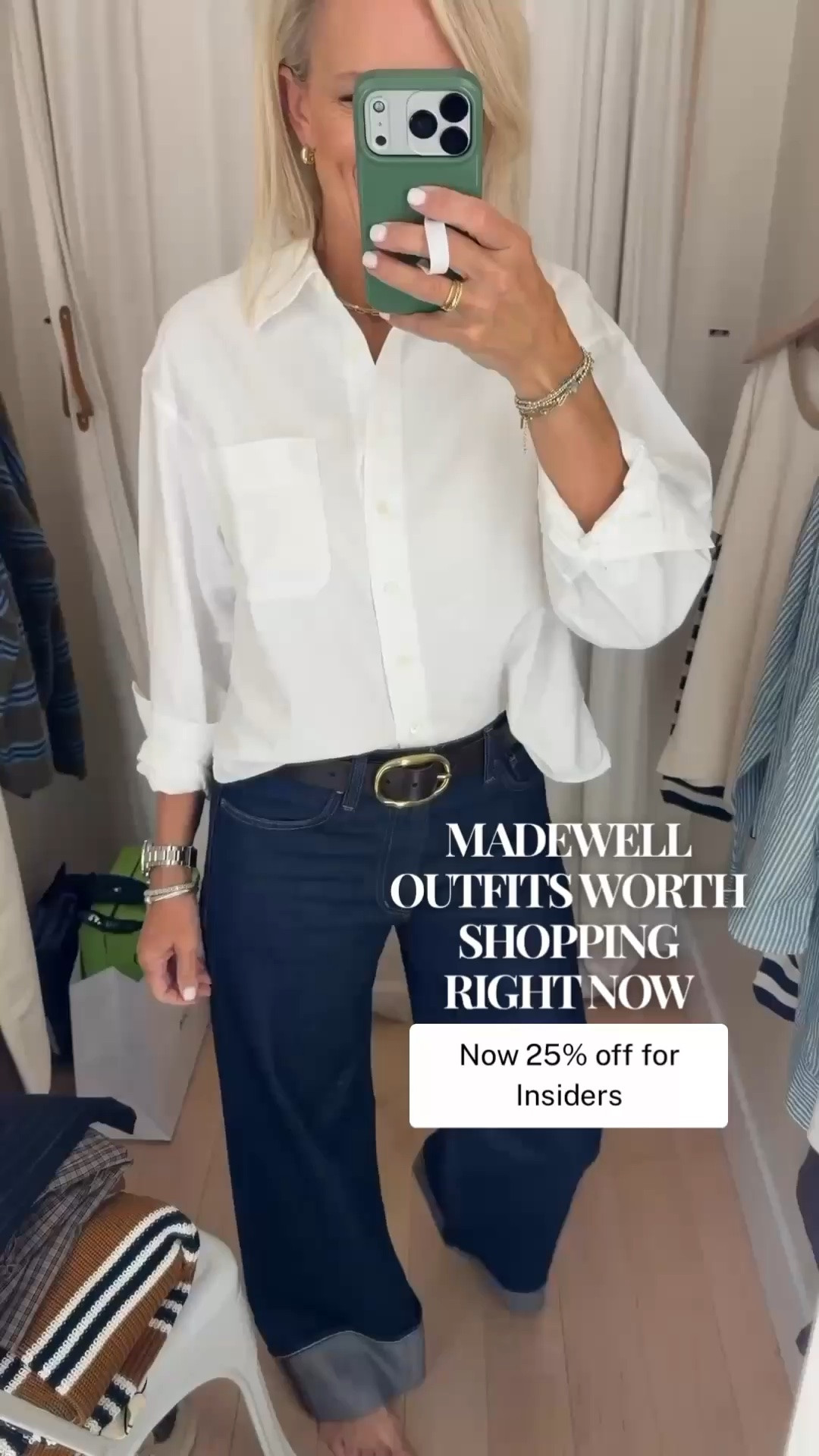 Madewell’s Insider Event is happening! 🤎 It’s free to be an Insider, and there are perks—like 25% off most of these picks.

I’m especially loving the denim right now, including some of the new dark washes that are perfect for fall. These are the kinds of wardrobe staples I reach for again and again because they’re so easy to mix and match. Fit notes: denim is true to size; in some of the tops, I sized up one for a little more room.

#LTKootd #LTKdayinmylife #LTKSaleAlert