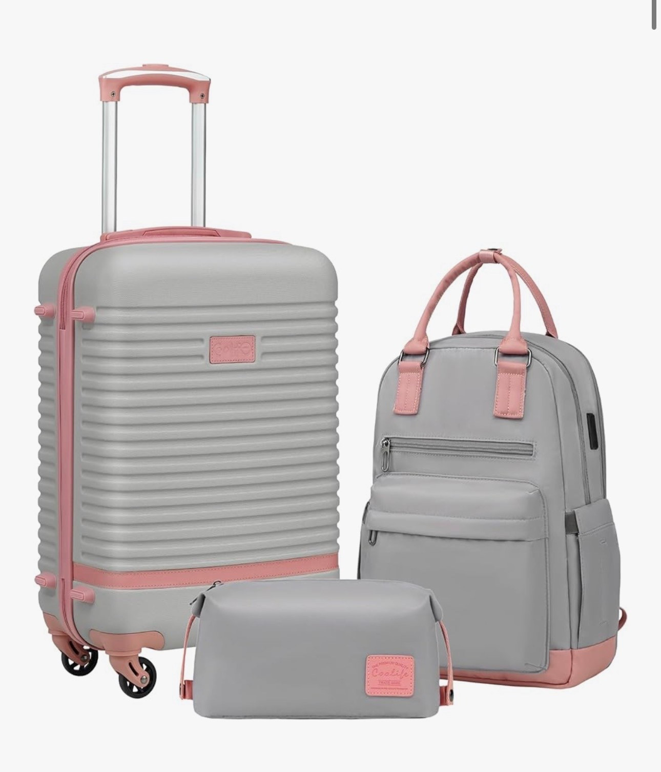 Suitcase Set 3 Piece Luggage Set Carry On Travel Luggage TSA Lock Spinner Wheels Hardshell Lightweight Luggage

#LTKFindsUnder100 #LTKTravel #LTKHoliday