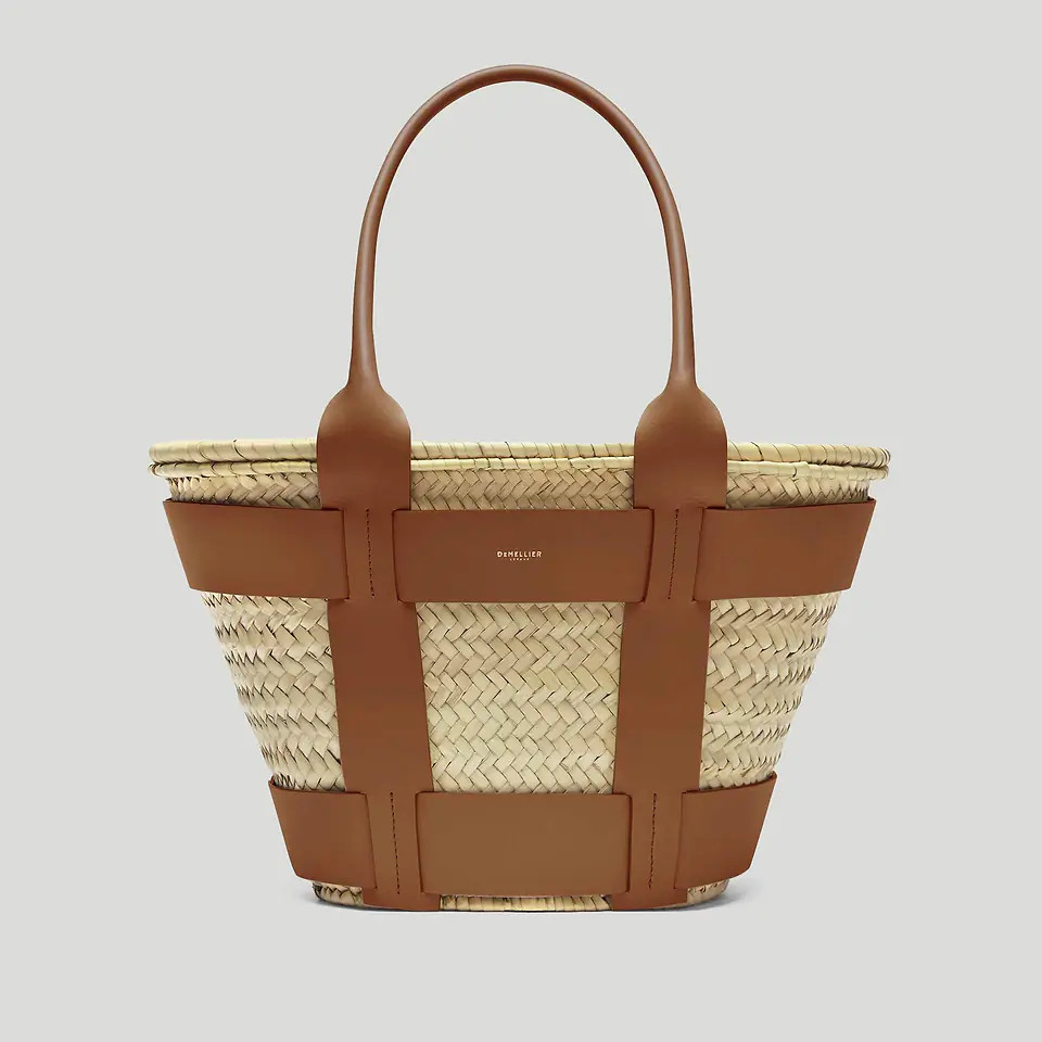 The Santorini | Natural Basket Tan Smooth | DeMellier | DeMellier