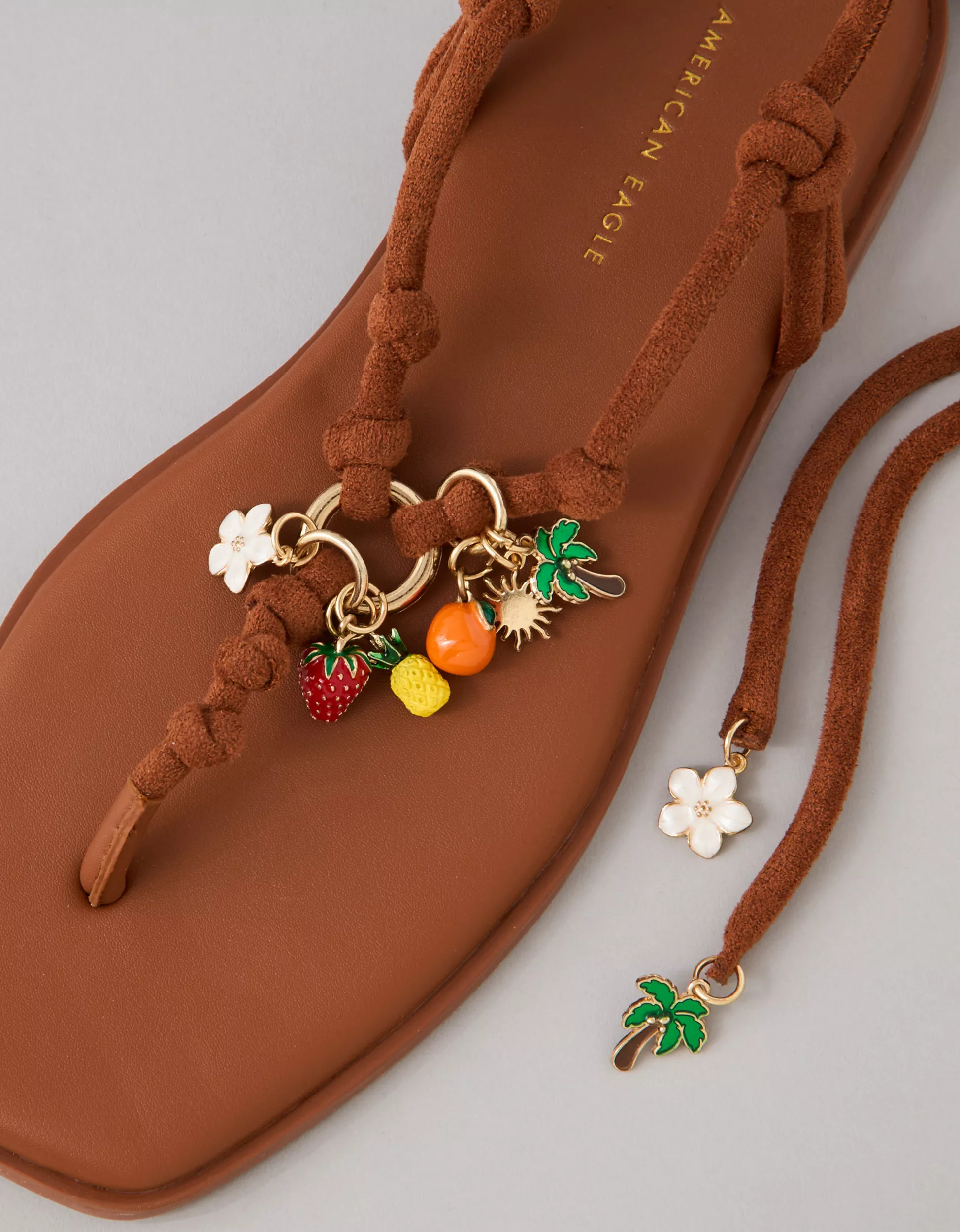 AE Charm Lace-Up Sandal | American Eagle Outfitters (US & CA)