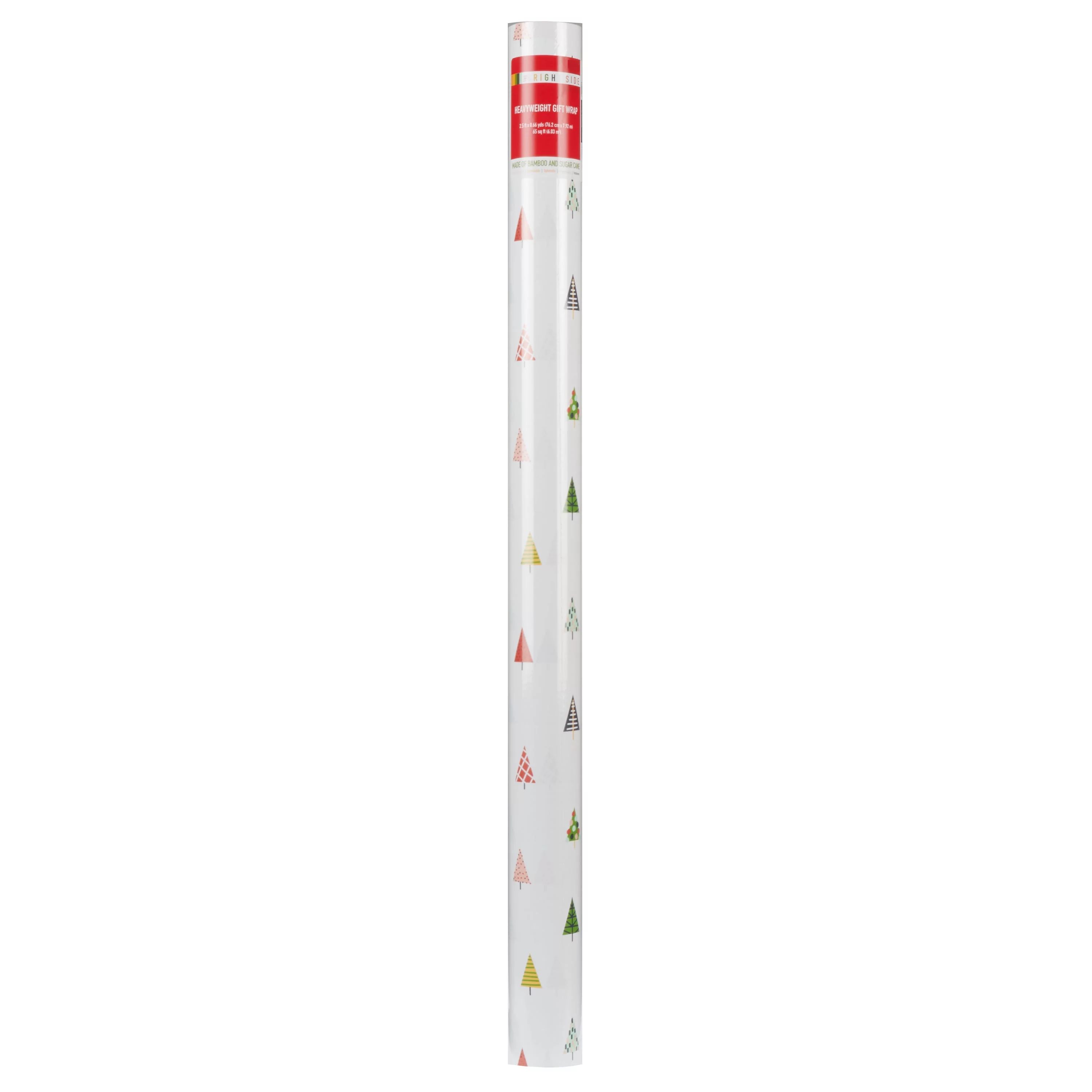 Holiday Time The Bright Side Heavyweight Gift Wrap, Trees | Walmart (US)