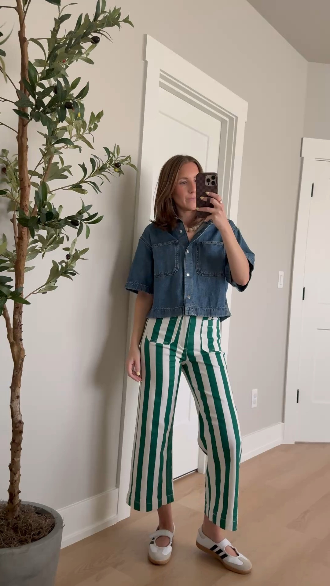 Teacher outfit idea🍎 these pants are so fun and so comfortable and stretchy, and they are an Amazon find! Wearing a size 2 and a small short sleeve denim top


Teacher style, classroom outfit, Amazon fashion, teacher outfit idea