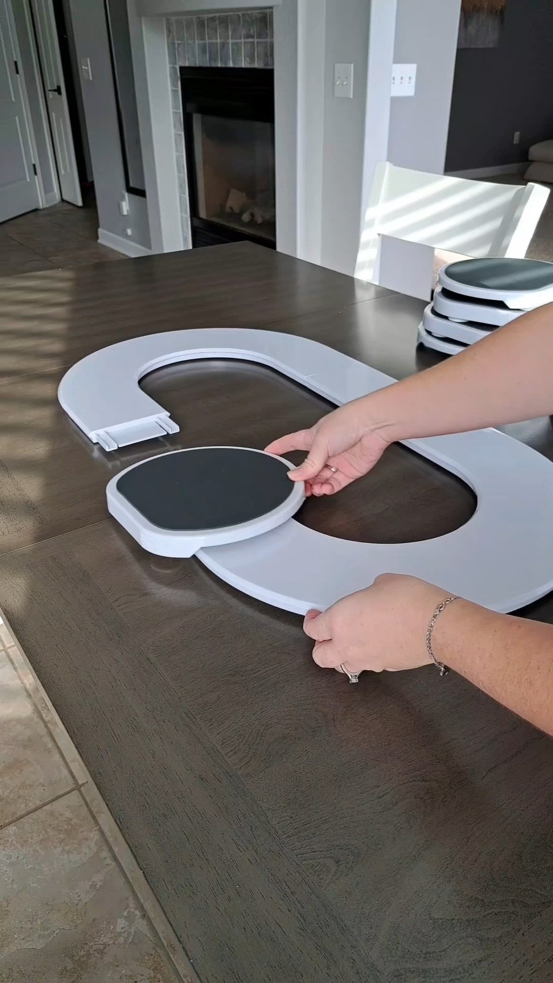 🌀 Elevate your dining experience with the Lazy Susan Turntable – the unsung hero of seamless gatherings! 🍽️ Imagine a dinner table where passing dishes feels like a choreographed dance – that's the magic of this super nice quality turntable. 🌟 #founditonamazon #homedecorblogger #lazysusan
Grab Yours Here: https://amzn.to/3THcu2d

Setting it up is a breeze – even if you're more of a culinary wizard than a DIY pro. 🧙‍♂️ Just a few spins, and voilà! It holds everything from bowls to casserole dishes, making it the MVP for your holiday feasts. 🦃✨

The Lazy Susan glides easily to pass and share, adding a whimsical touch to your dinner party dynamics. 🎶 No more awkward stretches or plate-passing fumbles – it's like a synchronized swirl of culinary delight! 🔄

Perfect for large families or those epic holiday dinners, this Amazon home find is a game-changer. 🎁✨ Picture this: as the turntable spins, laughter echoes and memories are made. 🥂 Cheers to stress-free serving and delightful moments with the Lazy Susan Turntable – where practicality meets pure joy! 🌈 #LazySusanMagic #DineAndSpin #AmazonHomeFind 🍷

#LTKHoliday #LTKhome #LTKVideo