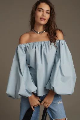 Mare Mare x Anthropologie Off-The-Shoulder Puff-Sleeve Top | Anthropologie (US)