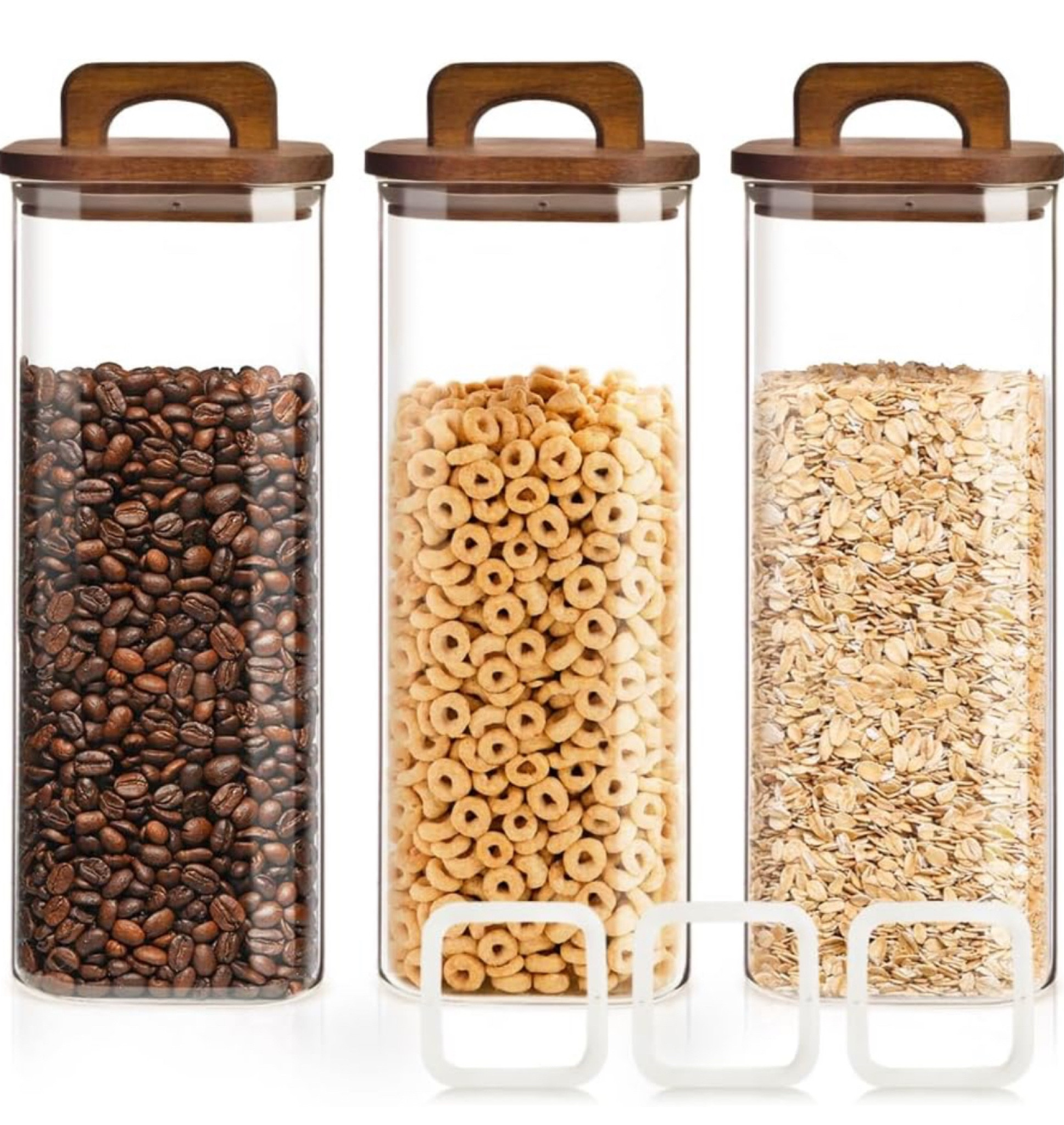 11% off 🎉

Glass Food Storage Canisters with Lids, 68oz Square Glass Jars with Bamboo Lids,Clear Food Storage Jar for Sugar, Oat, Tea, Cookie, Pasta,(Set of 3

#LTKSaleAlert #LTKHome