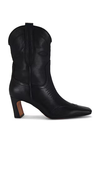 Josefine Boot in Black Leather | Revolve Clothing (Global)