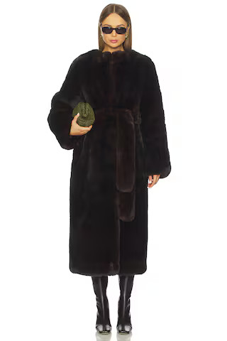 Cult Gaia Martina Coat in Java from Revolve.com | Revolve Clothing (Global)