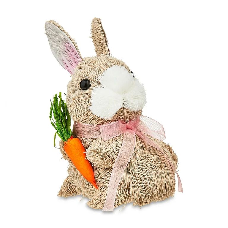 Easter Sitting Bunny with Carrot Tabletop Decoration, by Way To Celebrate | Walmart (US)