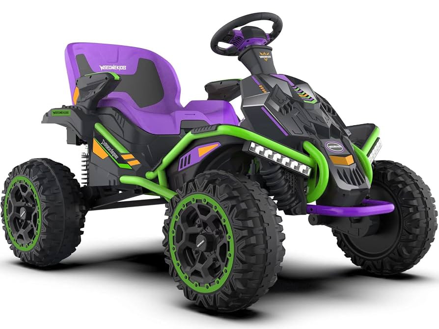 24V Ride on Toy for Big Kids, Kids' Electric Vehicles Outdoor Race Toy with 4 Strong Motors Total... | Amazon (US)