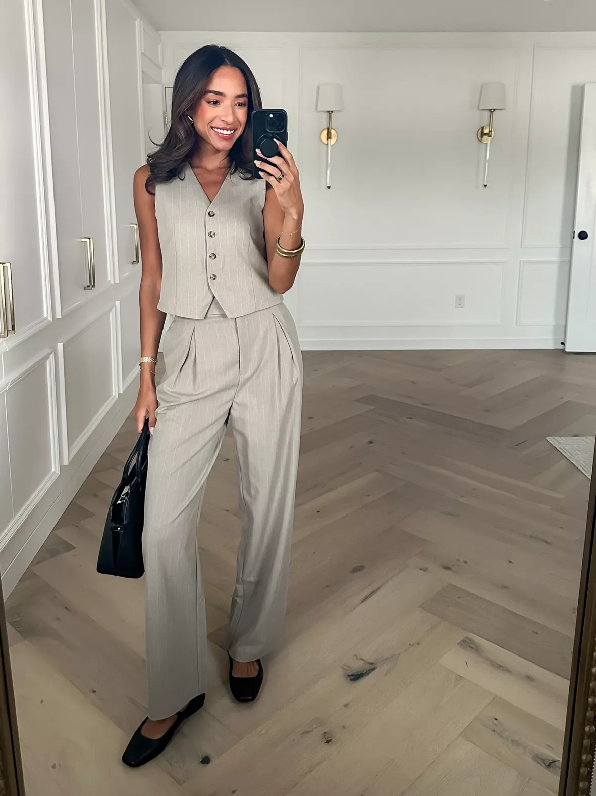 Millie Stripe Vest/Pants Set Millie Stripe Vest/Pants Set