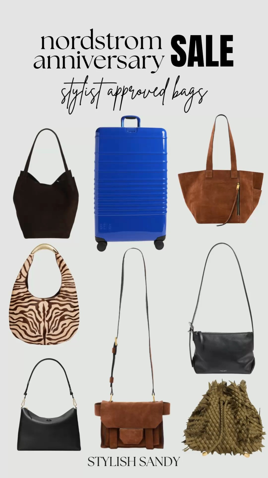 Skip most bags on the sale- here are the ones to get! 

Some of you might like totes, some crossbody bags, some top-handle bags, and some of you might even want new luggage! 
(I've used Away luggage for years, and they are sturdy and long-lasting.)

#LTKootd #LTKSeasonal #LTKSaleAlert