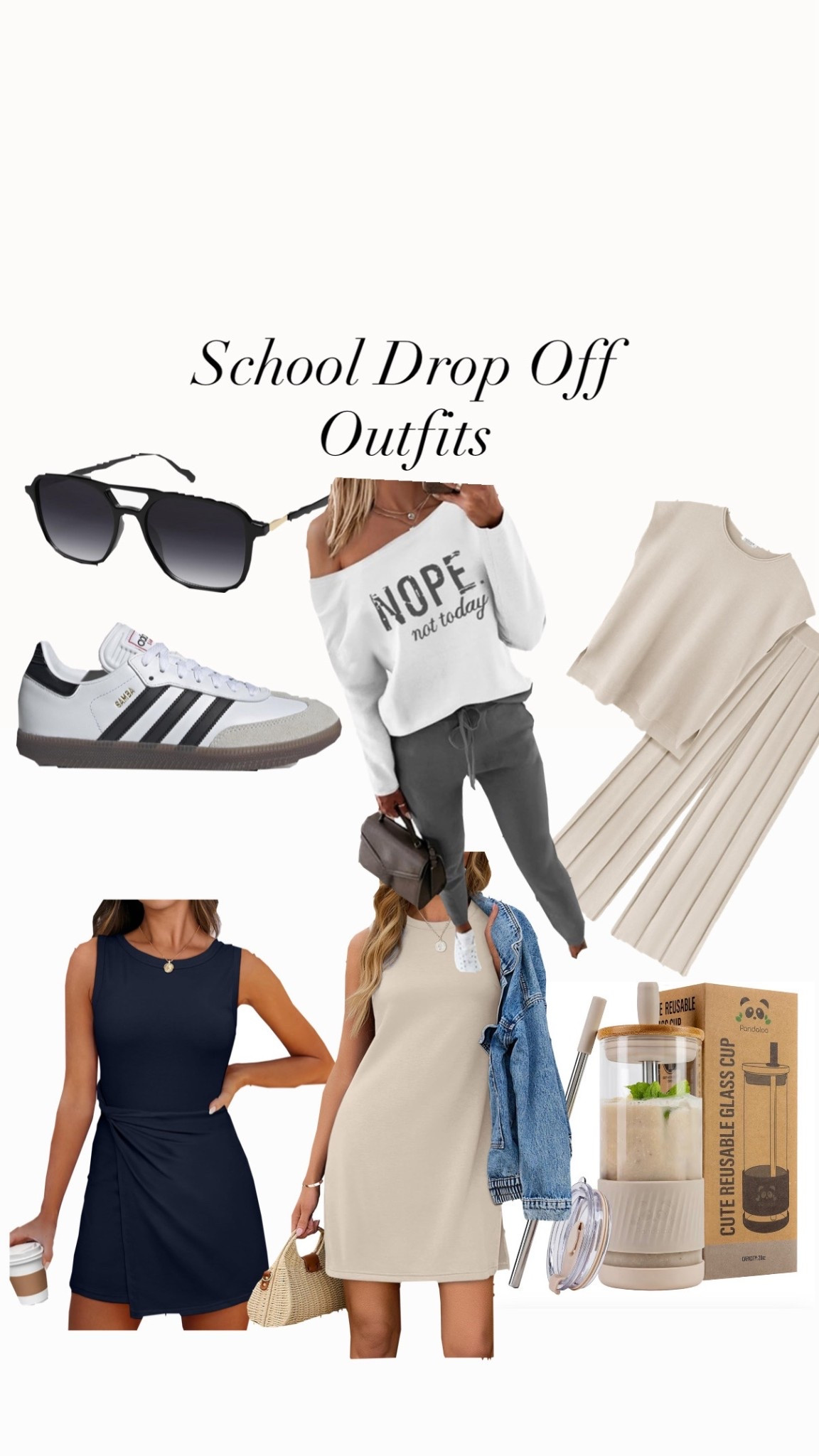 Mom’s school drop off uniforms ✨ With the nicer weather, we can’t hide under our coats anymore. Be sure to have the perfect drop off outfits. Easy grab and go for those early morning  

#LTKmomlife #LTKootd #LTKgrwm