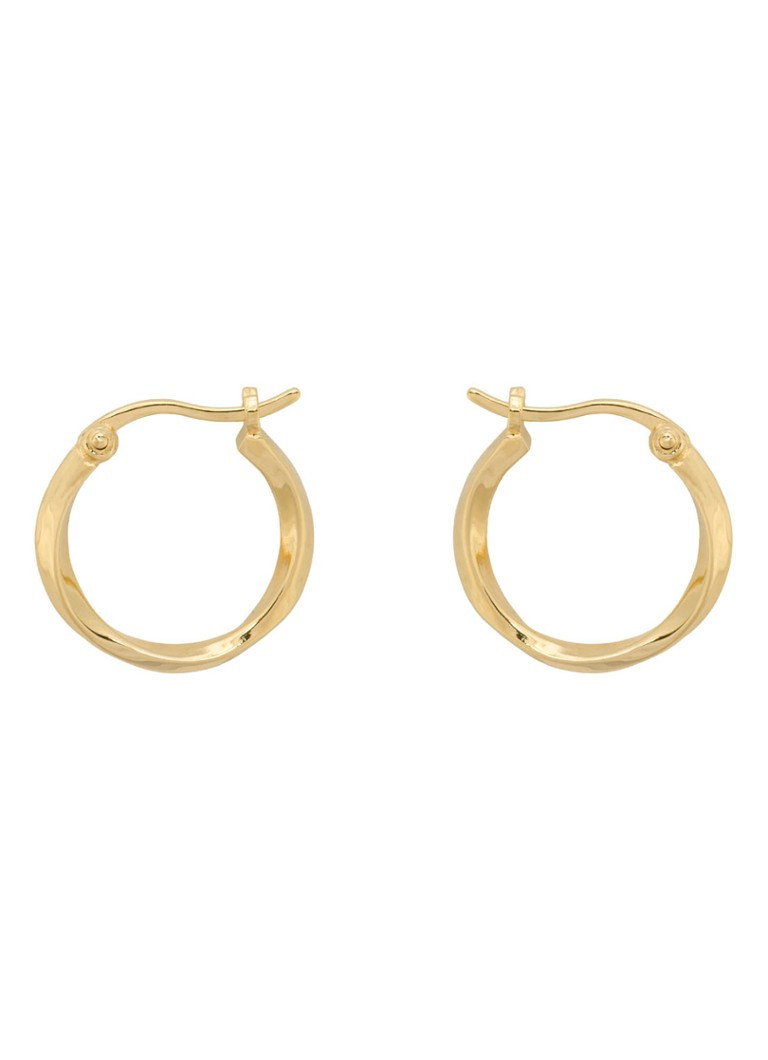 Anna + Nina Dazzling Ring oorringen verguld • Goud • de Bijenkorf | De Bijenkorf (NL)